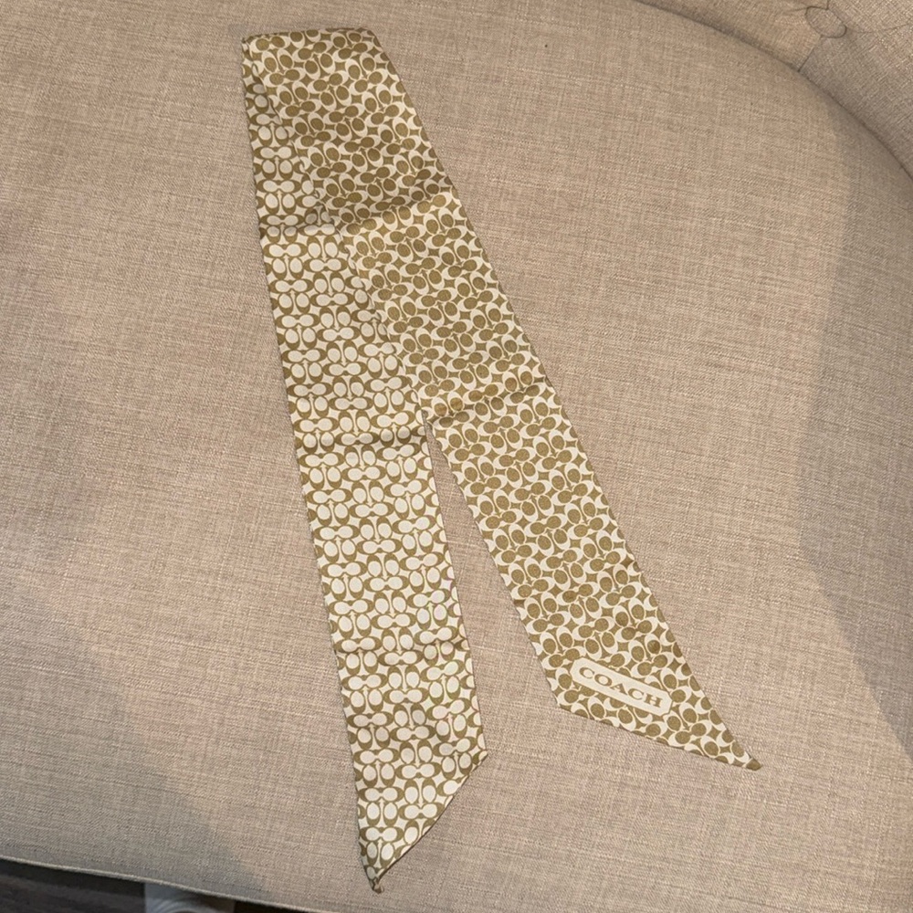 COACH Signature Reversible Silk Scarf